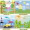 Origami Paper for Kids Crafts, 350 PCS Origami Paper Kit, Vivid 200 Cartoon Origami Objects+100 Solid Color Papers+50 Traditional Japanese Patterns with Instructions, Origami for Kids Adults Beginners
